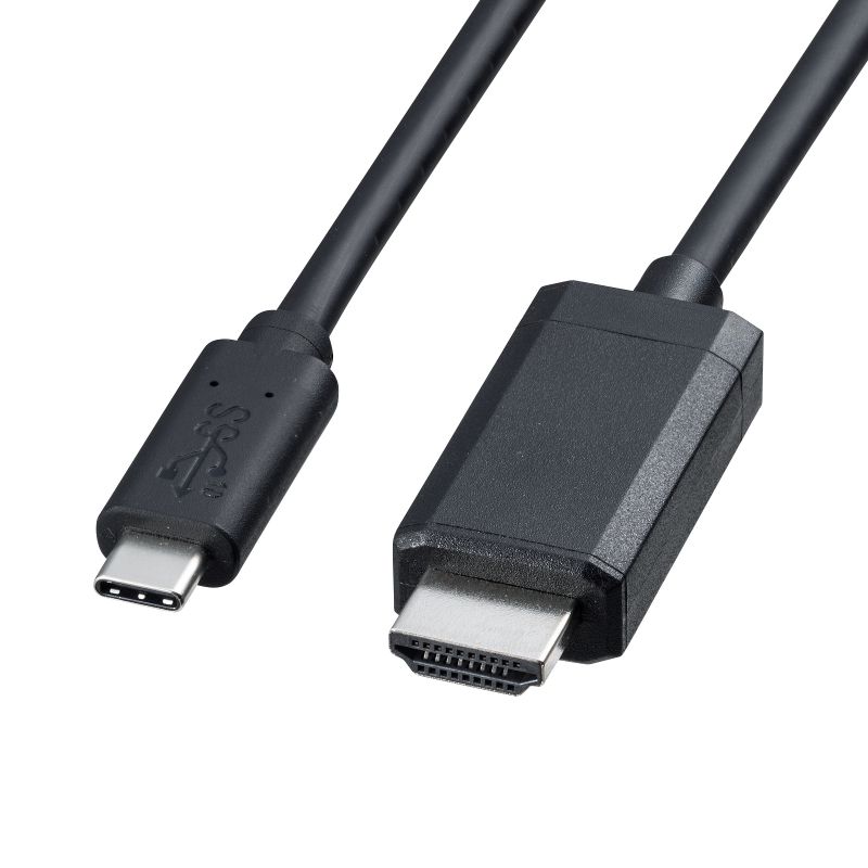 USB Type-C - HDMIϊP[u 3m ϊA_v^ ϊA_v^[ 4K/60Hz HDMI USB USB-C p\R ^ubg ubN KC-ALCHD30K