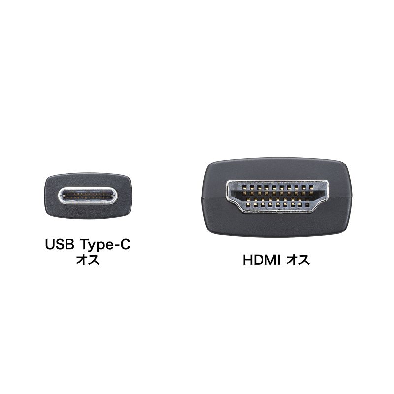 SANWA SUPPLY（サンワサプライ） USB Type-C - HDMI変換ケーブル 3m