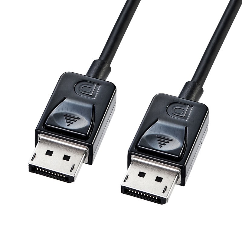 DisplayPort�P�[�u�� DP �X�����^�C�v 1.5m �u���b�N�iKC-DP15K�j