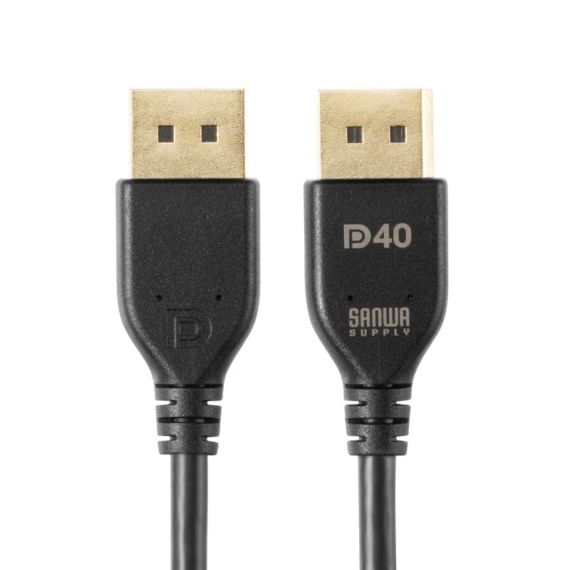 DisplayPortケーブル DP 1m ver.2.1 最大16K60Hz DSC圧縮時/UHBR13.5 HDR動的メタデータ対応 HDCP2.2/1.4対応 ツイストペア線使用 DP40 KC-DP4010 | SANWA SUPPLY | 11