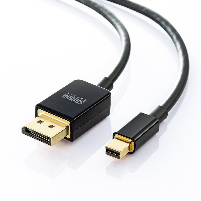 ミニ-DisplayPort変換ケーブル 1m Ver1.4（KC-DPM14010）｜sanwadirect｜02