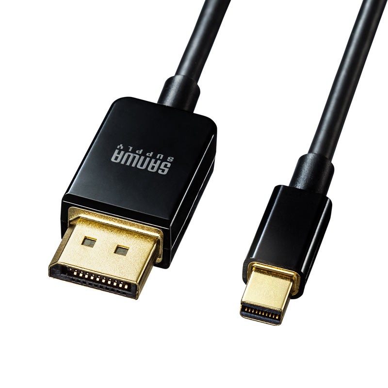 ミニ-DisplayPort変換ケーブル 1m Ver1.4（KC-DPM14010）｜sanwadirect
