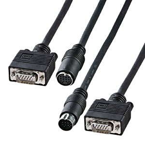 ディスプレイ工事配線VGAケーブル アナログRGB 10m（KC-K100）