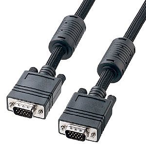 ナイロンメッシュディスプレイケーブル アナログRGB 15m（KC-NMV150K）