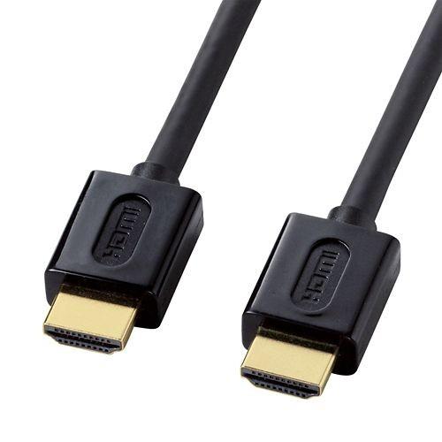 HDMIケーブル ブラック 1.5m イーサネット対応ハイスピード Ver1.4（KM-HD20-15DBK）｜sanwadirect