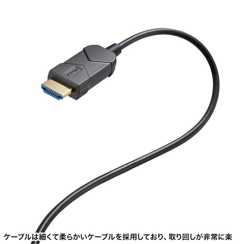 SANWA SUPPLY 光ファイバーHDMIケーブル 8K/60Hz 4K/120Hz対応