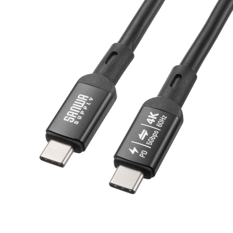 USB Type-C�P�[�u�� DP Alt���[�h�Ή� USB PD75W�Ή� 4K/60HZ �f���o�� 7m 3�d�V�[���h�\�� �A���~�J�o�[�R�l�N�^ �[�d �f�[�^�]�� 5Gbps KU-5GCCP7570