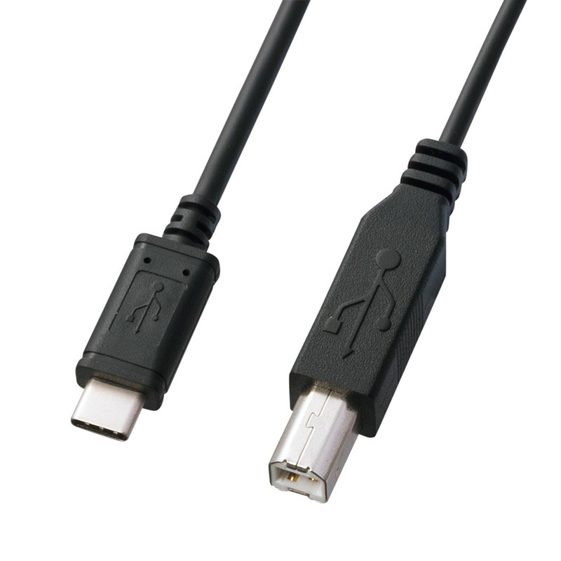 Type-C USB �P�[�u�� B�R�l�N�^-Type C�P�[�u�� USB2.0 1m�iKU-CB10�j