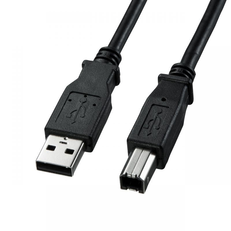 パソコン関連 10個セット エレコム エコUSBケーブル(A-B・1.5m) USB2