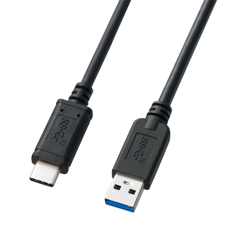 USB3.1 Aコネクタ-Type Cケーブル USB3.1 Gen2 ブラック 1m（KU31-CA10）｜sanwadirect｜06