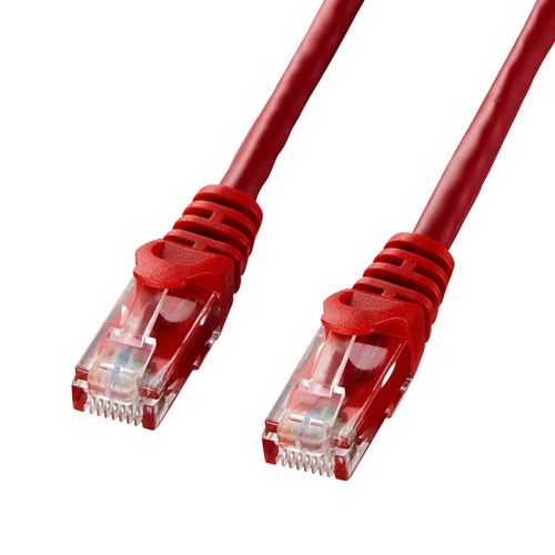 CAT6 LANケーブル UTP 3m レッド ランケーブル（LA-Y6-03R）｜sanwadirect