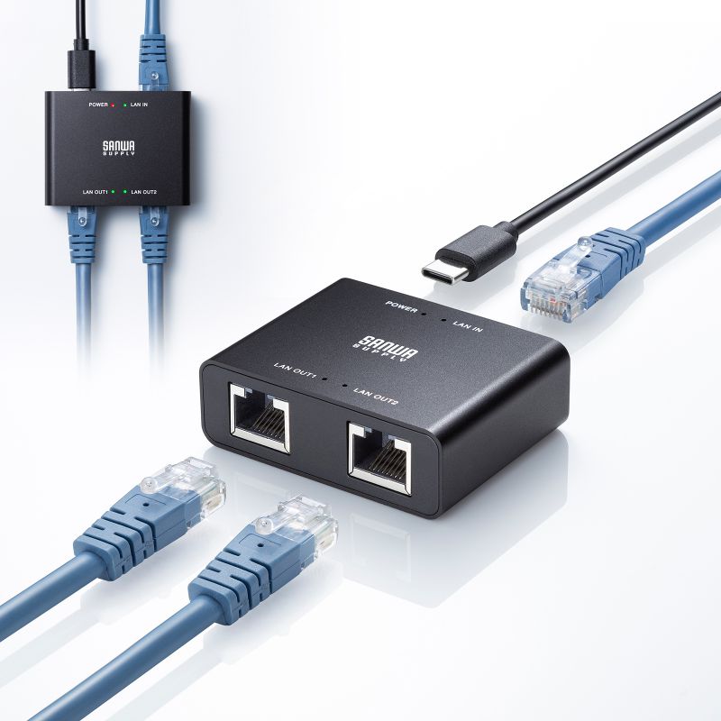SANWA SUPPLY スイッチングハブ LANハブ ギガビット 3ポート SANWA SUPPLY スイッチングハブ LANハブ ギガビット 3ポート
