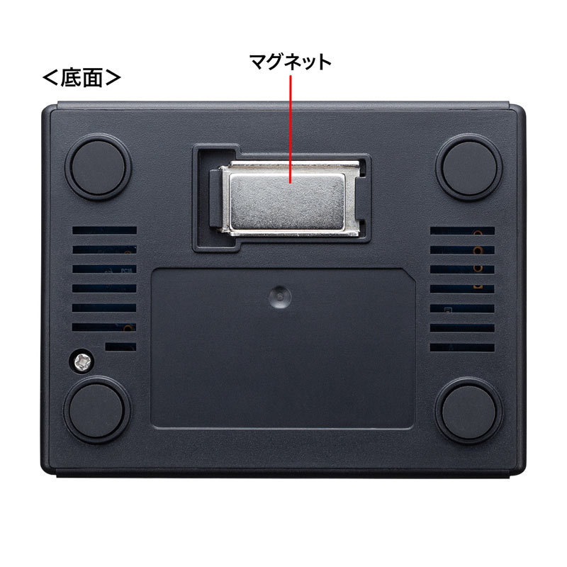 サンワダイレクト LAN-GIGAP301BK スイッチングハブ　5台 SANWA SUPPLY（サンワサプライ） ギガビット対応 スイッチングハブ 3