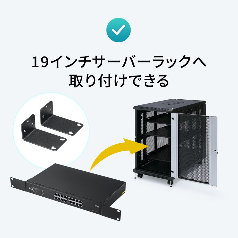 SANWA SUPPLY（サンワサプライ） レイヤー2ギガビット対応PoE