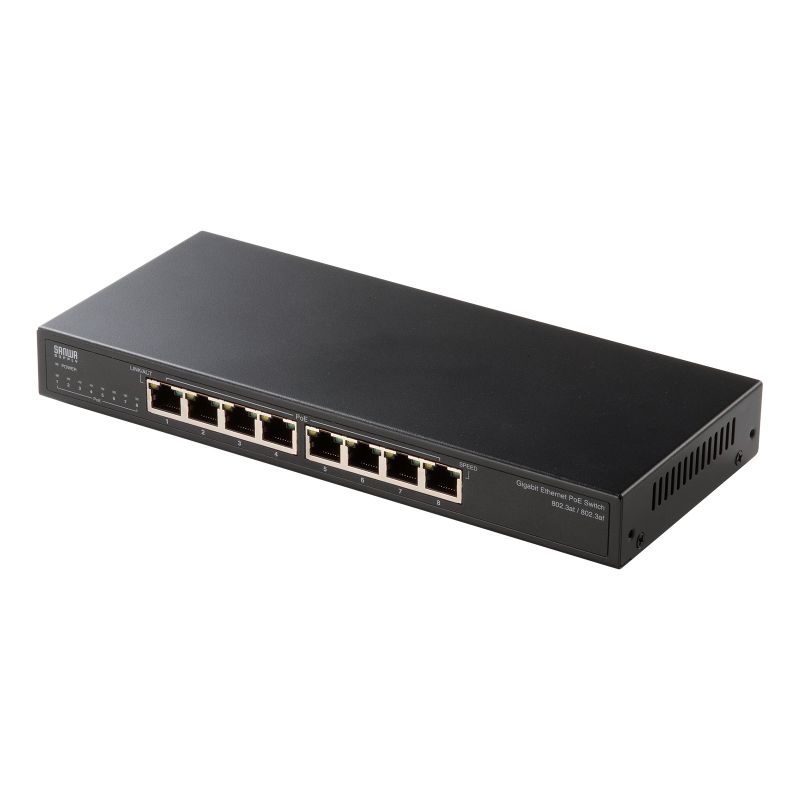 SANWA SUPPLY（サンワサプライ） スイッチングハブ PoE給電 ギガビット