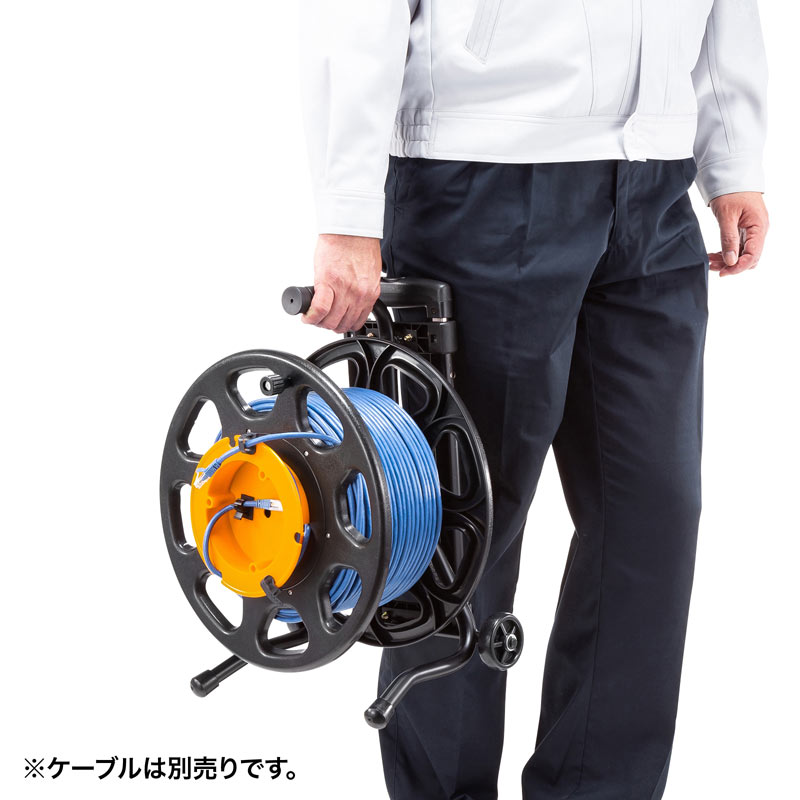 SANWA SUPPLY（サンワサプライ） ケーブルリール 伸縮ハンドル