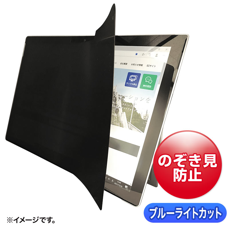 覗き見防止フィルム iPad10.2インチ ブルーライトカット プライバシー