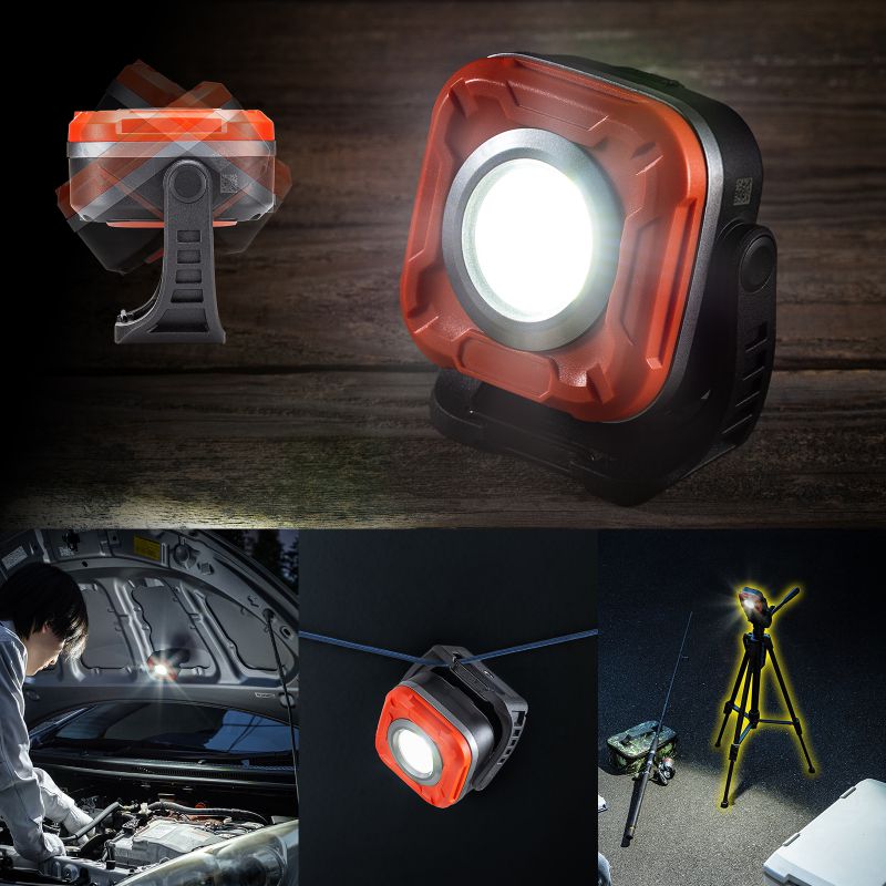 SANWA SUPPLY（サンワサプライ） LEDライト 充電式 作業灯 マグネット