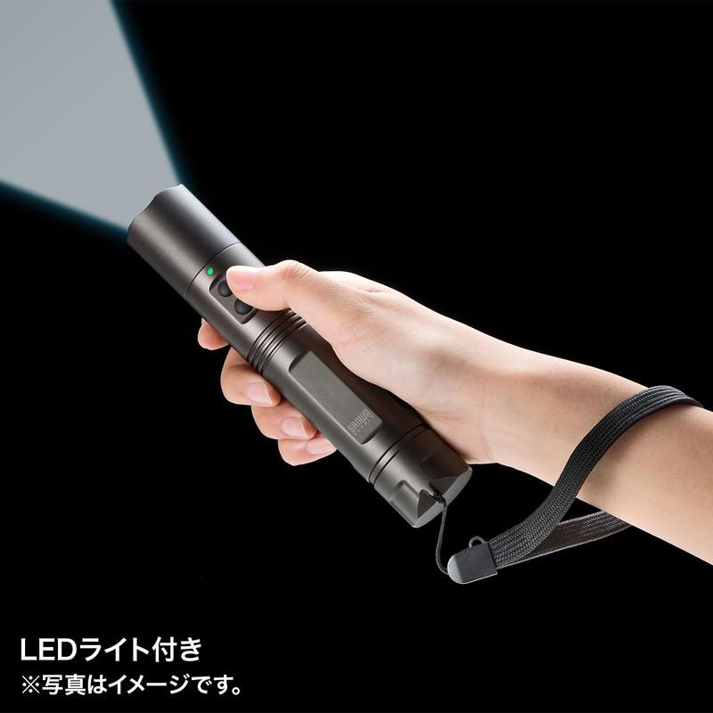 グリーンレーザーポインター　防塵　防滴　LEDライト　工事現場向け（LP-GL1012LED）