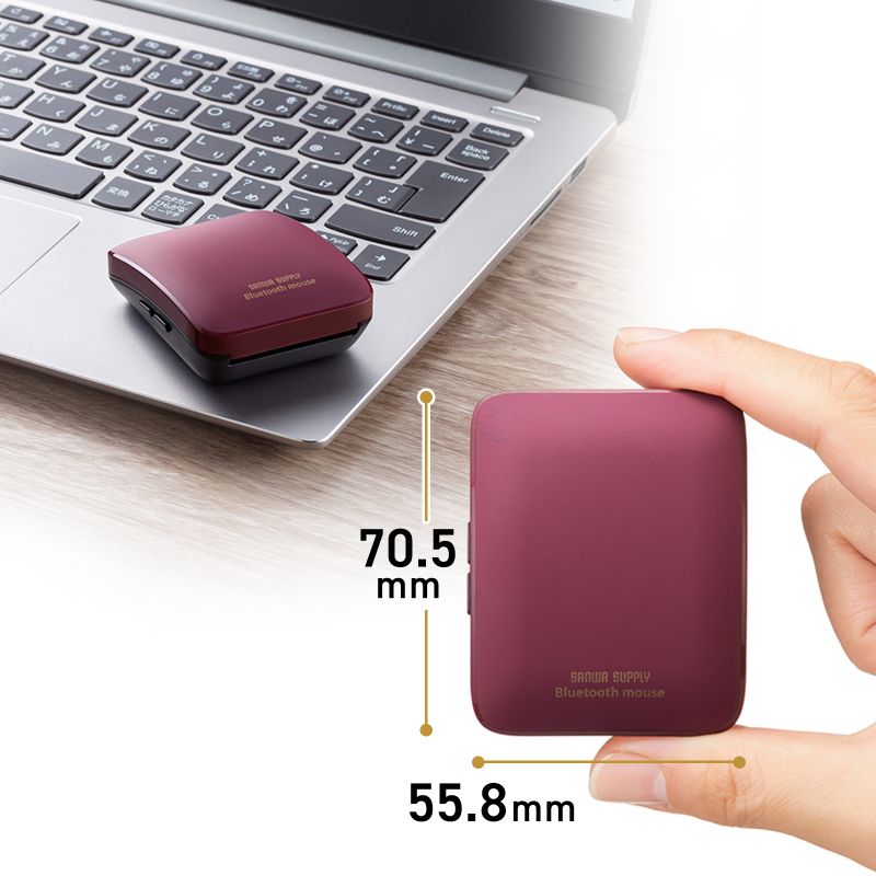 小型マウス Bluetooth 静音 5ボタン...の詳細画像2