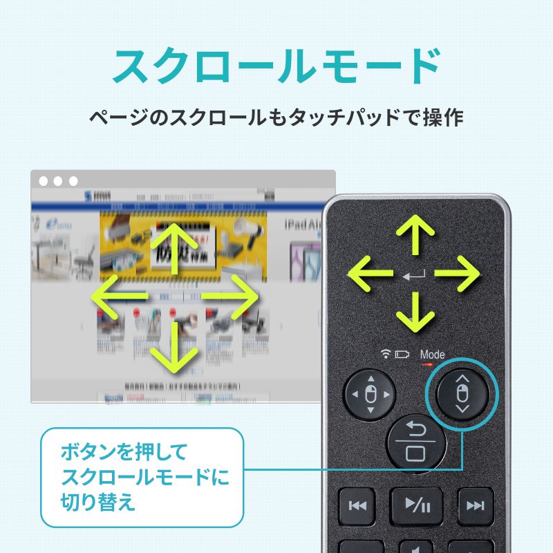 SANWA SUPPLY（サンワサプライ） Bluetoothタッチパッド リモコン