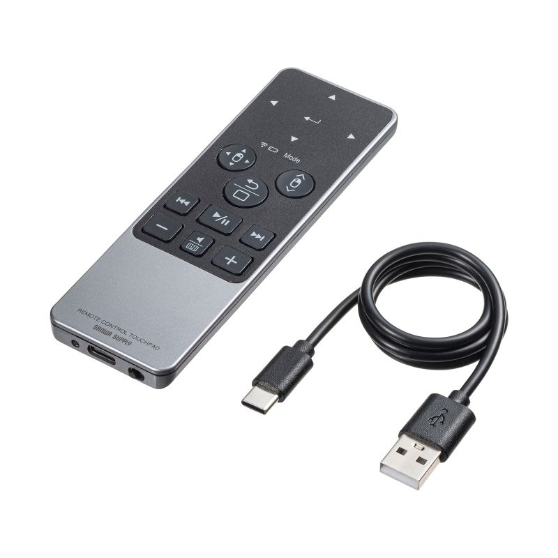 有線 無線 タッチパッド　サンワサプライ Bluetooth type C 14種類のジェスチャーで直感操作できるBluetoothタッチパッドを