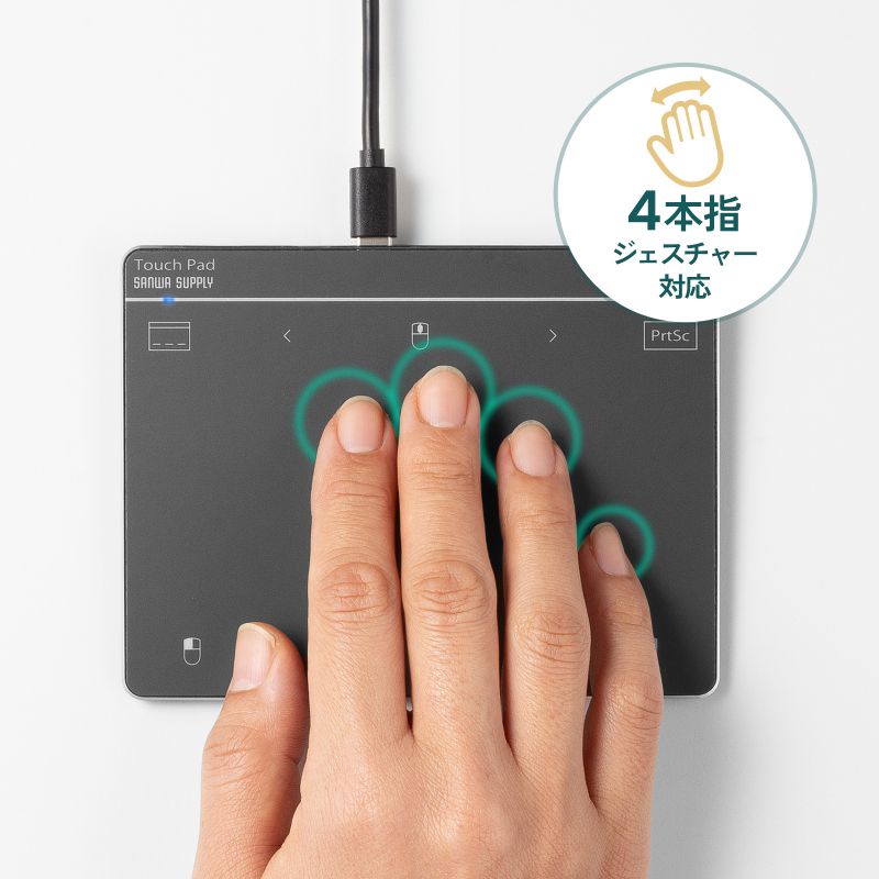 SANWA SUPPLY（サンワサプライ） タッチパッド 有線 振動機能 USB