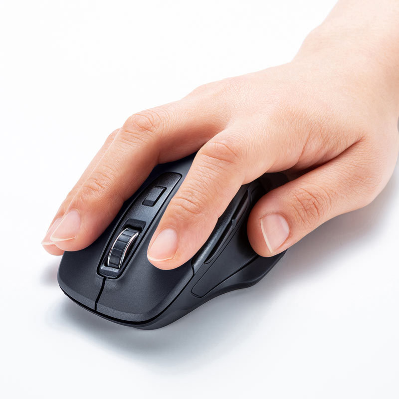 SANWA SUPPLY（サンワサプライ） ワイヤレスマウス 静音 ブルーLED USB