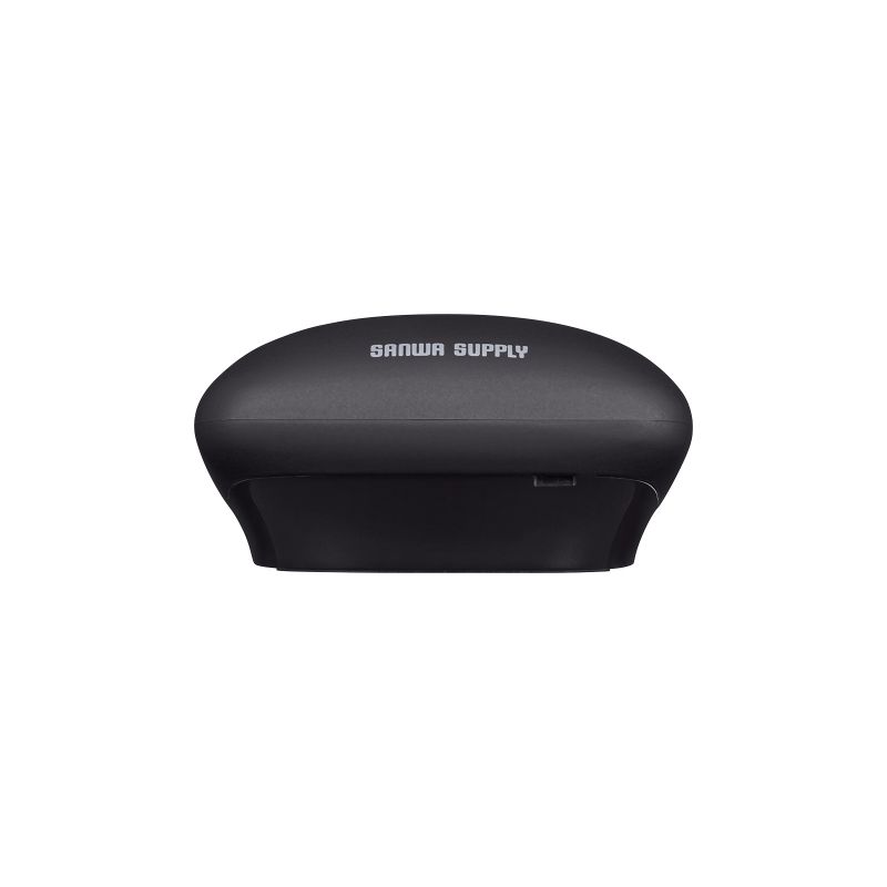 マウス ワイヤレス 無線 静音 SLIMO 超小型 USB A コネクタ 3ボタン 2.4GHz ブルーLED 充電式 左右対称形状 ブラック MA-WBS310BK｜sanwadirect｜16