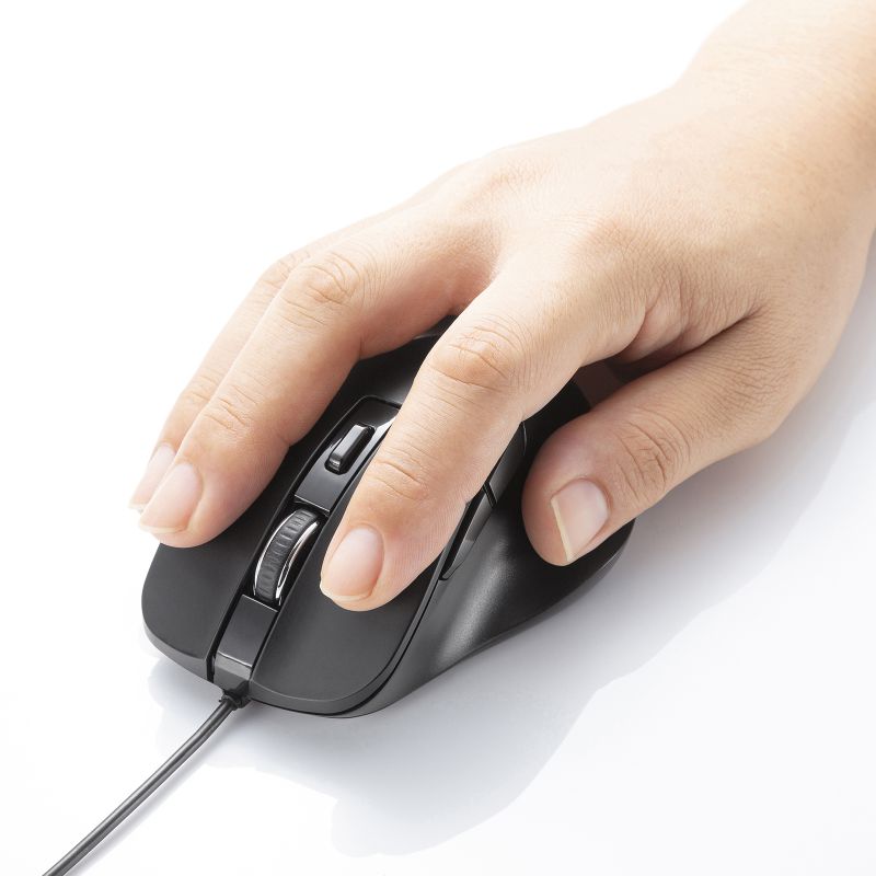 SANWA SUPPLY（サンワサプライ） 有線マウス USB A ブルーLED 5ボタン