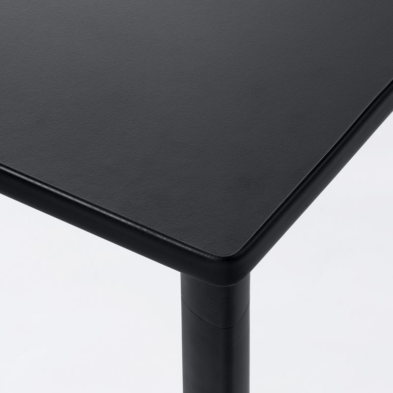 シンプルデスク ワークデスク 平机 高耐荷重 eテーブル 幅100cm 奥行90cm 高さ80cm ブラック 【受注生産品】 MEF-10090BK80_12