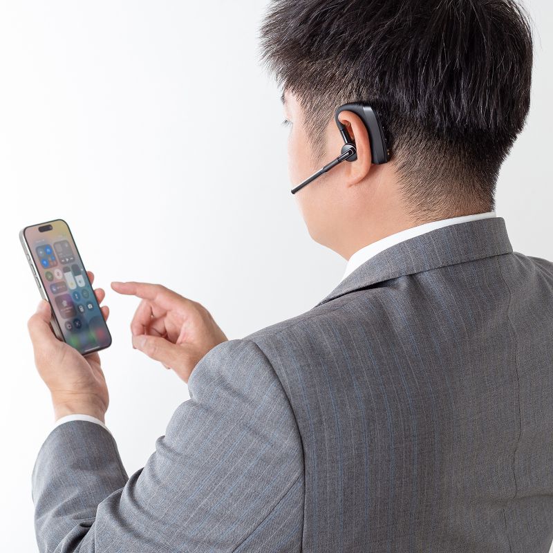 SANWA SUPPLY（サンワサプライ） Bluetoothヘッドセット 片耳 充電