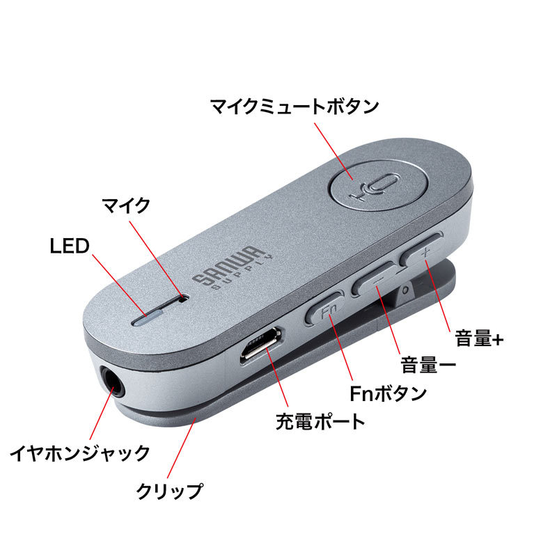 bluetooth オファー スピーカー クリップ