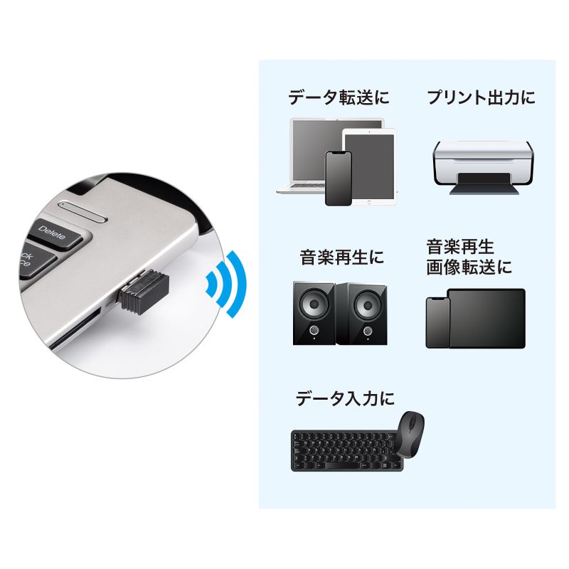 SANWA SUPPLY（サンワサプライ） USBアダプタ Bluetooth 5.0 class1