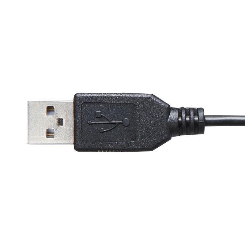 USBハンドセット skype対応 ブラック（MM-HSU06BK）｜sanwadirect｜05
