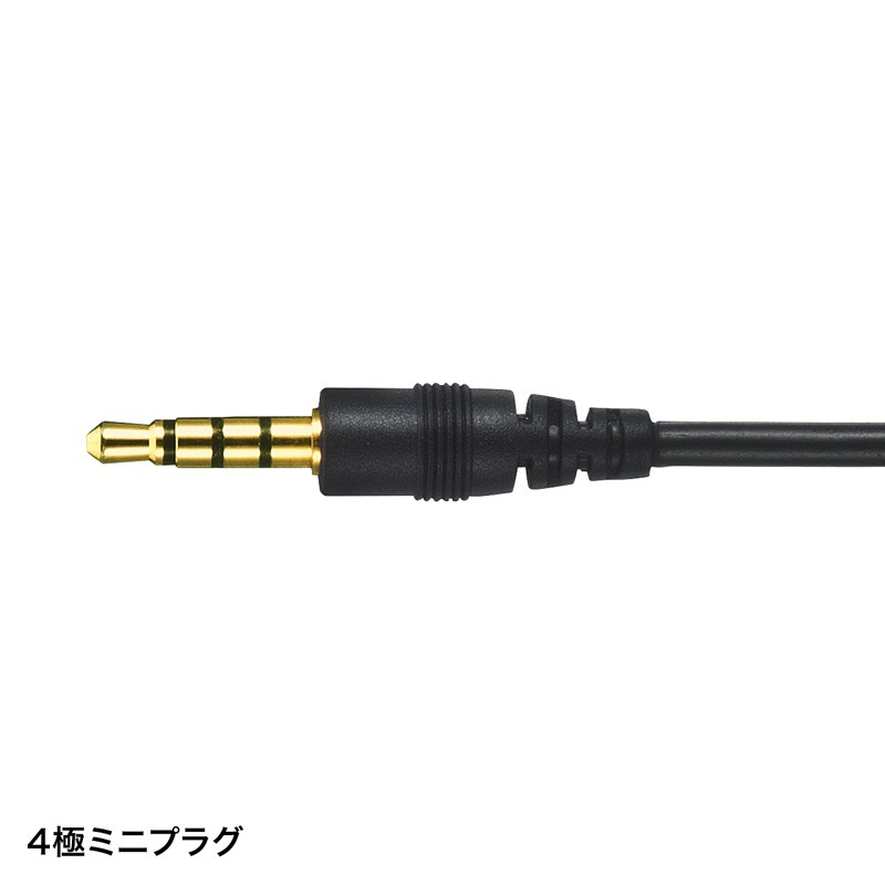 SANWA SUPPLY（サンワサプライ） 高感度マイク 4極プラグ接続（MM-MC31