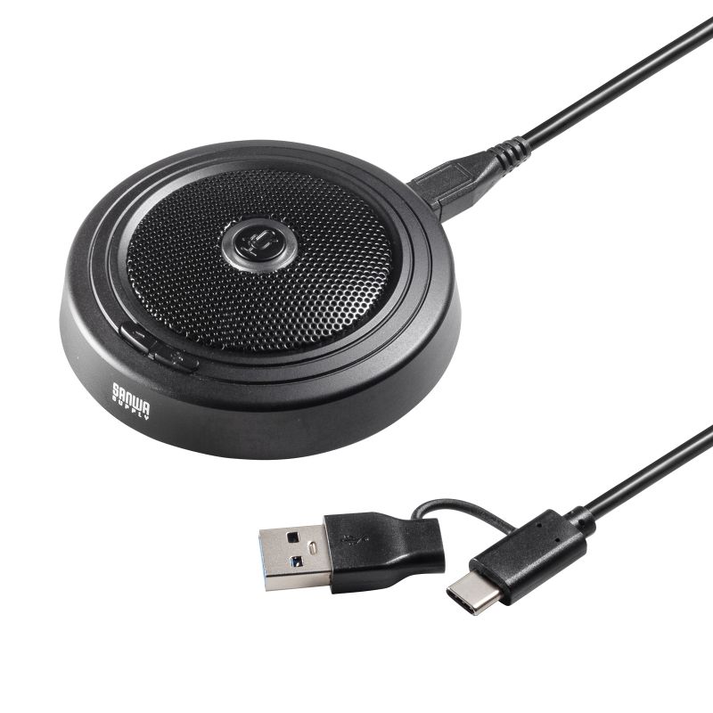 �m�C�Y�L�����Z��USB�}�C�N USB A/Type-C���Ή� ���w���� DSP�m�C�Y�L�����Z�����O �~���[�g�{�^�� �P�[�u��2m WEB��c ��b�^�� �����N���� MM-MCTC03NC