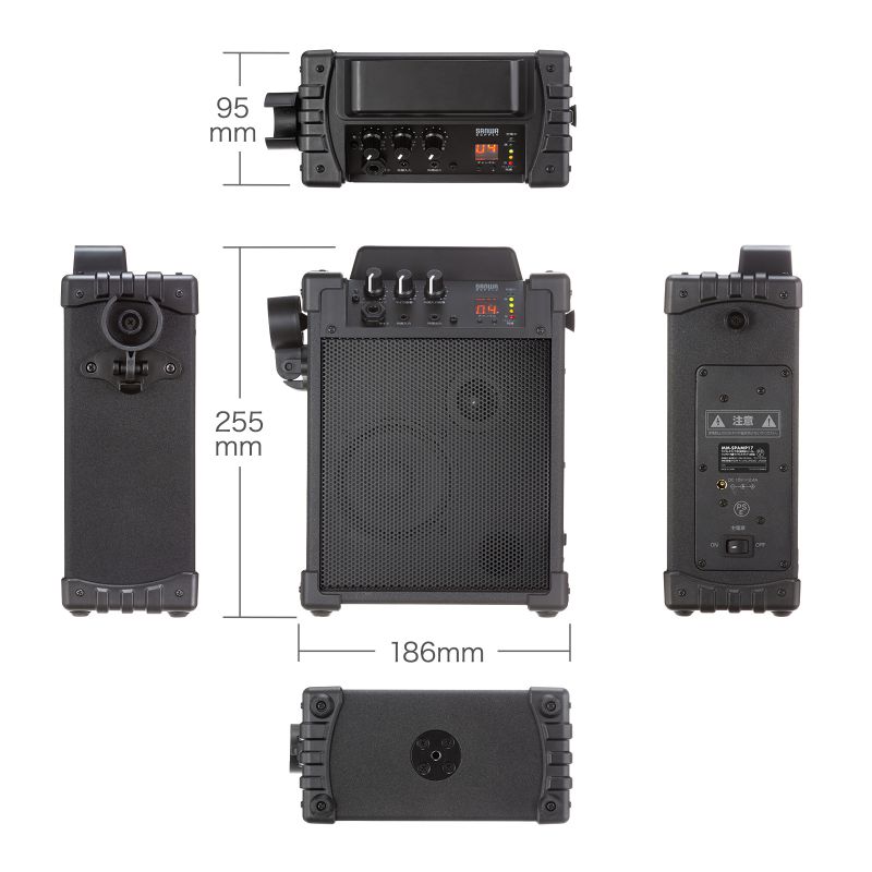 通電のみ確認 サンワサプライ ワイヤレス拡声器スピーカー SANWA 中古品 サンワダイレクト本店 サンワサプライ【オフィス・PC周辺通販】