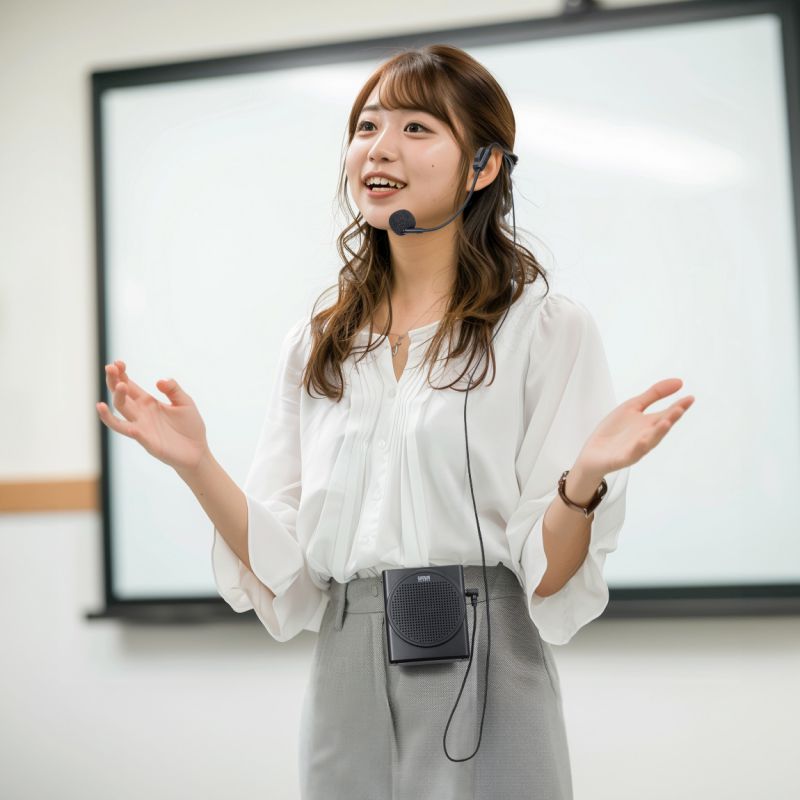 SANWA SUPPLY（サンワサプライ） 拡声器 小型 ハンズフリー拡声器