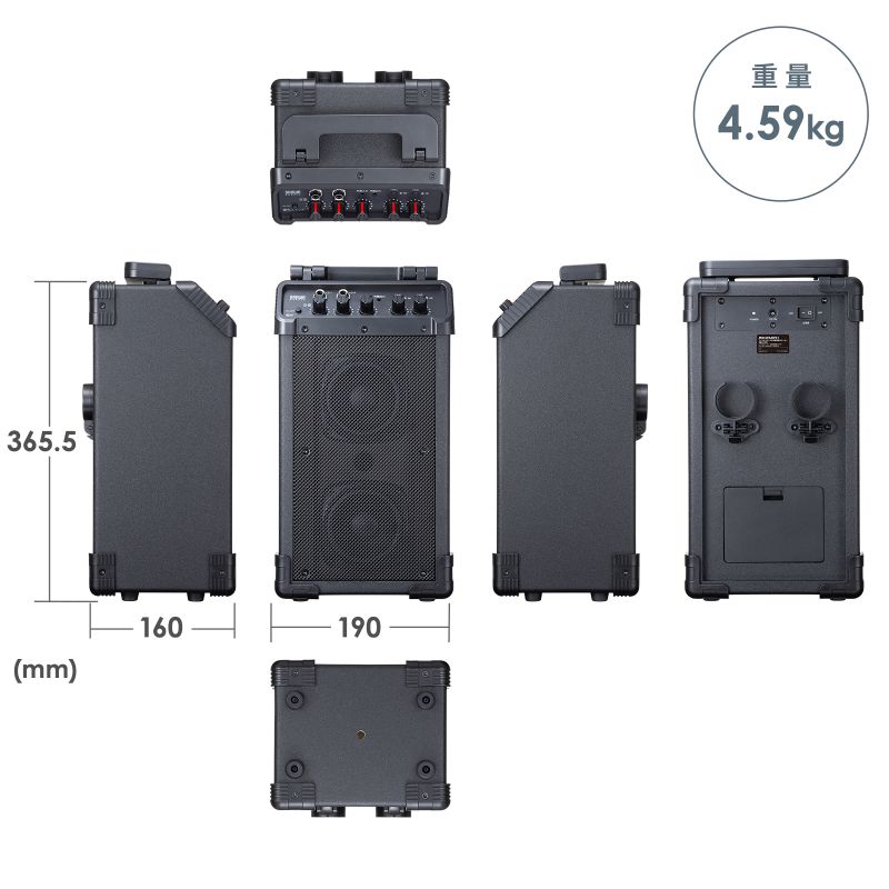 SANWA SUPPLY（サンワサプライ） 拡声器 ワイヤレスマイク スピーカー