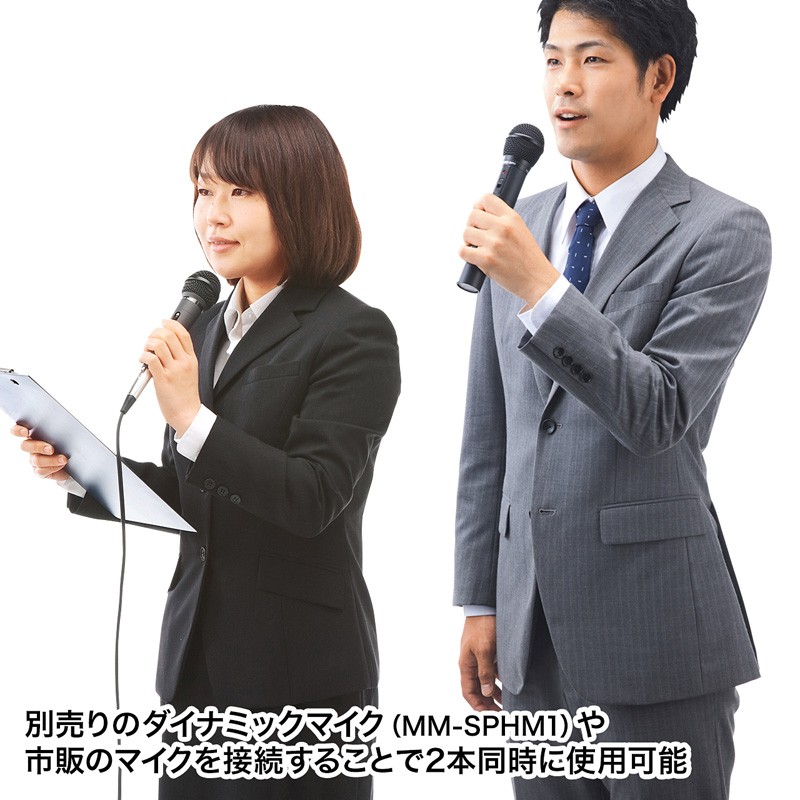 SANWA SUPPLY 拡声器 スピーカーマイク マイク スピーカーセット SANWA SUPPLY 拡声器 スピーカーマイク マイク スピーカーセット