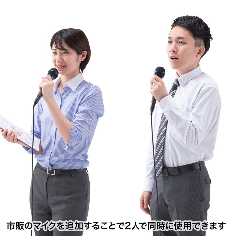 SANWA SUPPLY（サンワサプライ） 有線マイク付き 拡声器 20W出力（MM