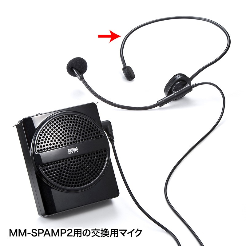 ヘッドマイク 有線タイプ（MM-SPHM2）｜sanwadirect｜02