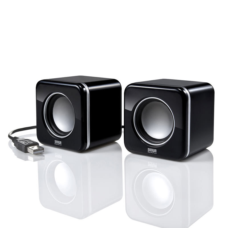 サンワサプライ ＵＳＢスピーカー 3W MM-SPU8BKN USB 1.1両規格対応 A 