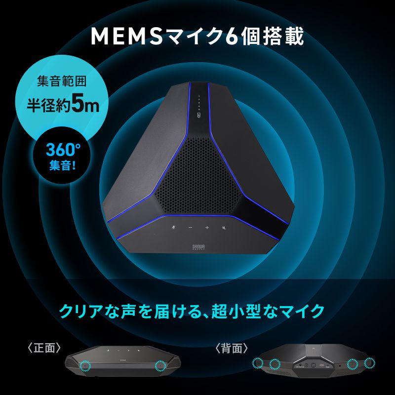SANWA SUPPLY（サンワサプライ） WEB会議用 ワイヤレススピーカー