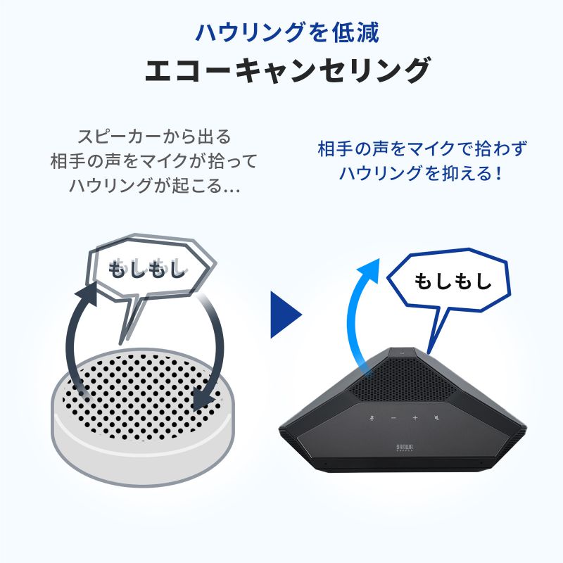 SANWA SUPPLY（サンワサプライ） WEB会議用 ワイヤレススピーカー