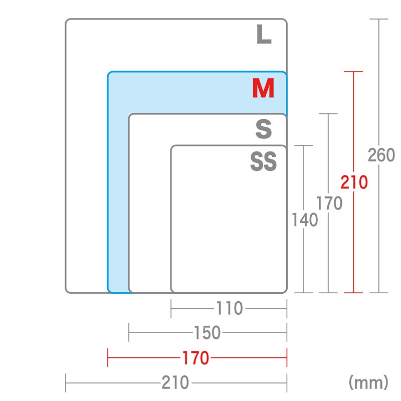 マウスパッド 光学式 エコ 特殊ドット表面加工でスムーズ 中型 ブルー（MPD-EC25M-BL）｜sanwadirect｜05