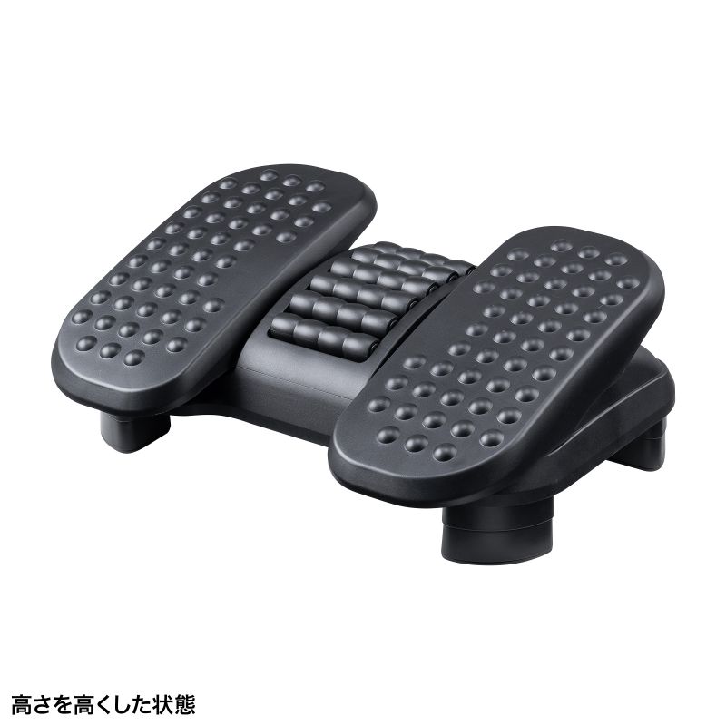 フットレスト デスク下 足置き台 足踏み運動 マッサージローラー 滑り止め付き オフィス 家庭 MR-FR7 | SANWA SUPPLY | 14
