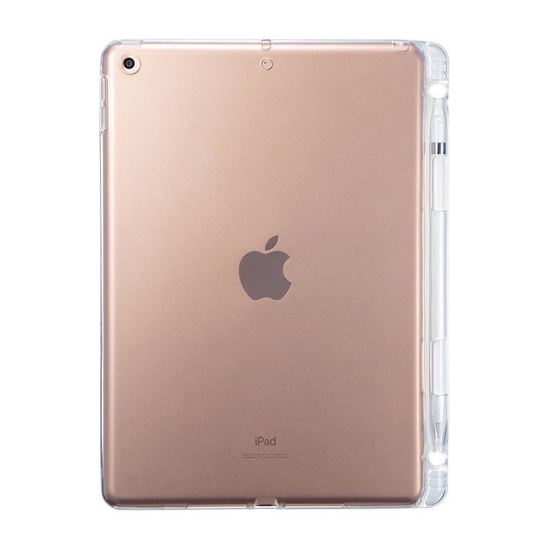 iPad 10.2インチ　Apple Pencil収納ポケット付きクリアカバー PDA-IPAD1618CL｜sanwadirect｜05