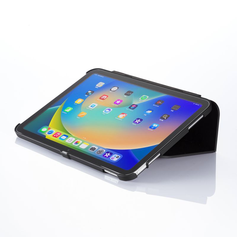 iPad 10.9インチ 第10世代 ハードケース スタンドタイプ ブラック（PDA-IPAD1904BK）｜sanwadirect｜07